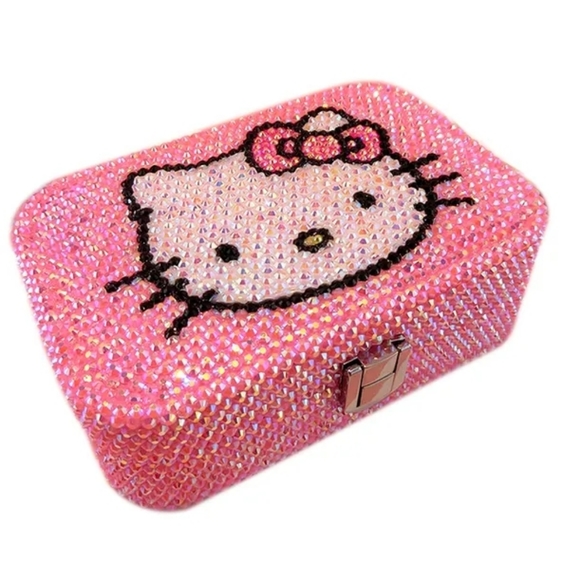 Hello Kitty Rhinestone Jewelry Box - Picture 1 of 15